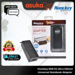 Huntkey 65W ES Ultra Edition Universal Notebook Adapter (HKA06519533-8J)
